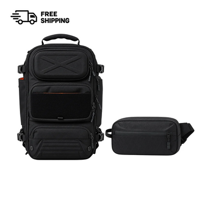 Oono Backpack V3.5 20L bundled with the Sling X-Pac VX21 2.5L, front view
