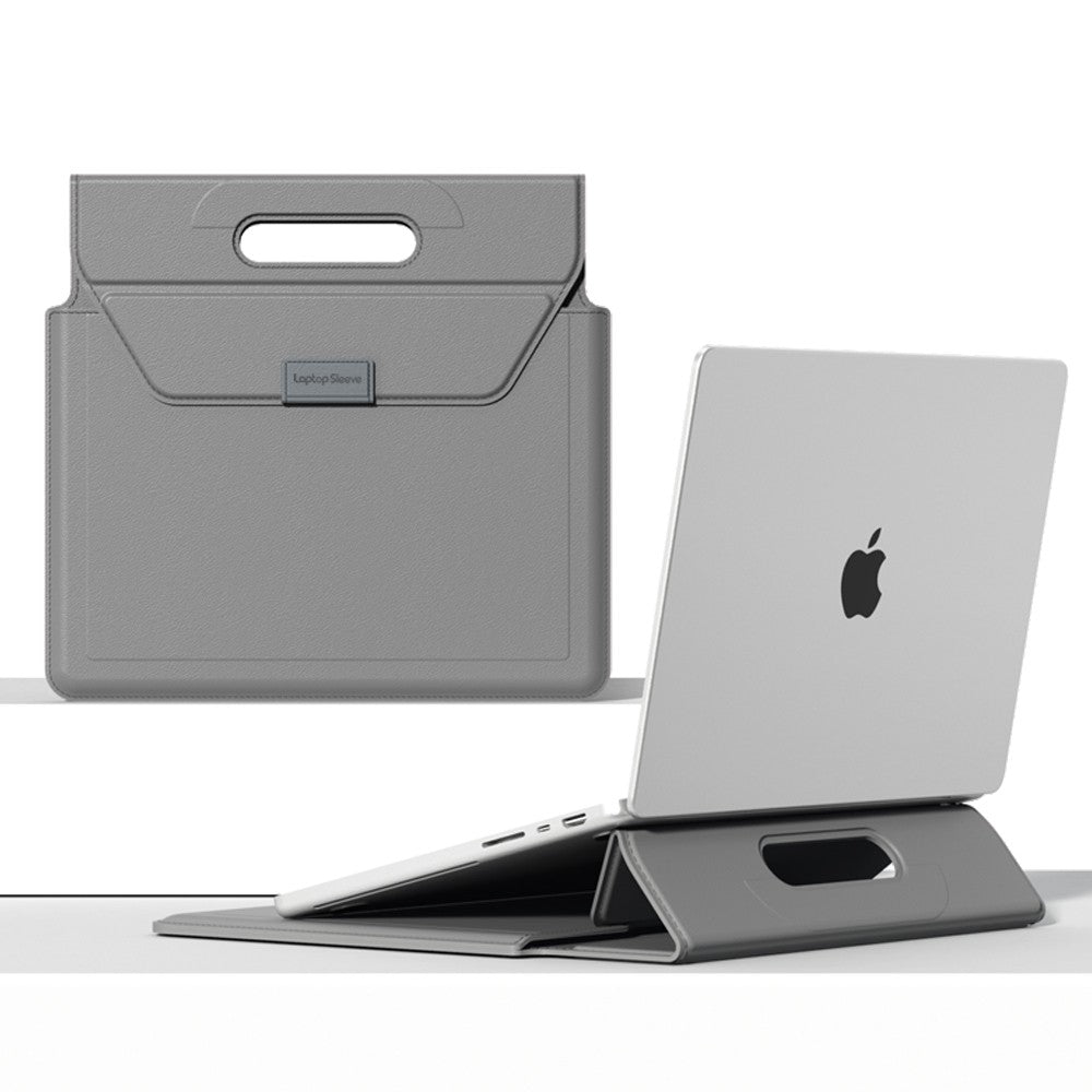Gray Laptop Sleeve With Handle