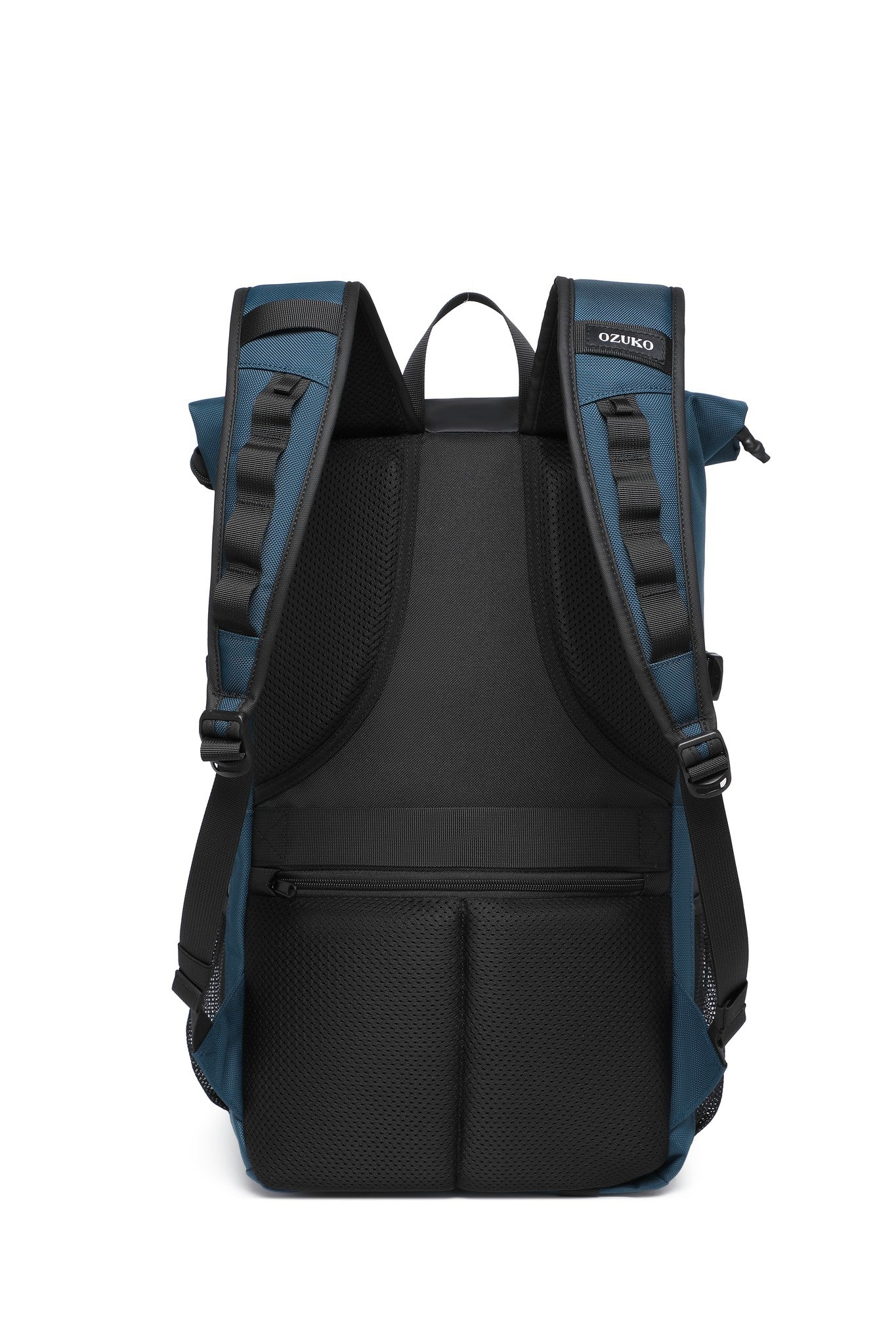 Summit Backpack 25L in Blue, straight-on back view