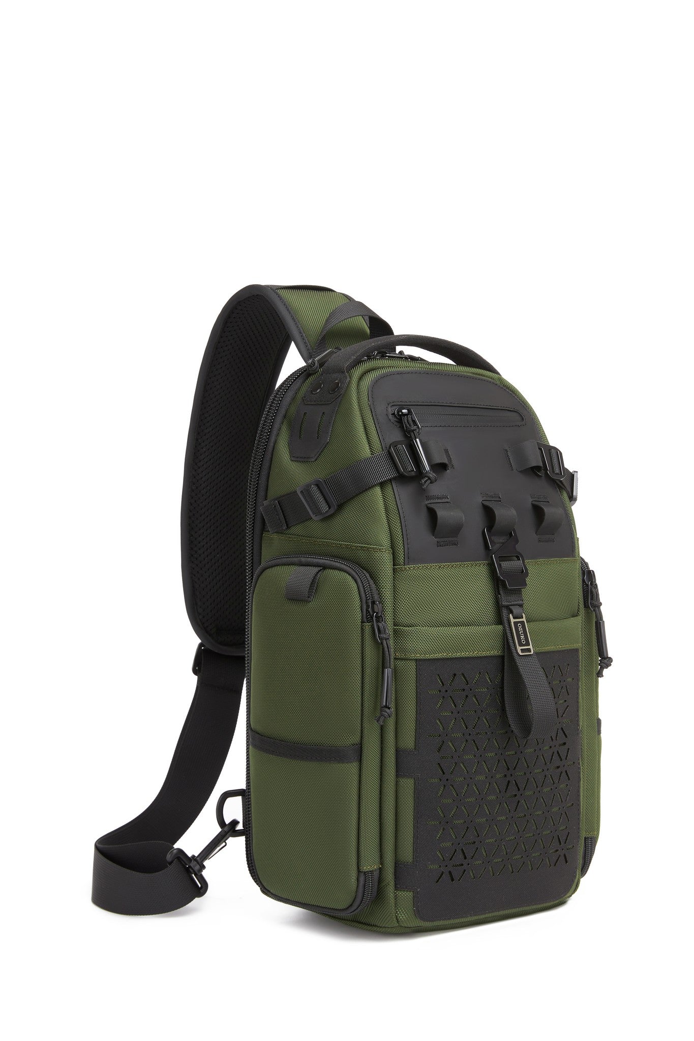 Ridge Sling Backpack 12L in Green - three-quarter hero view
