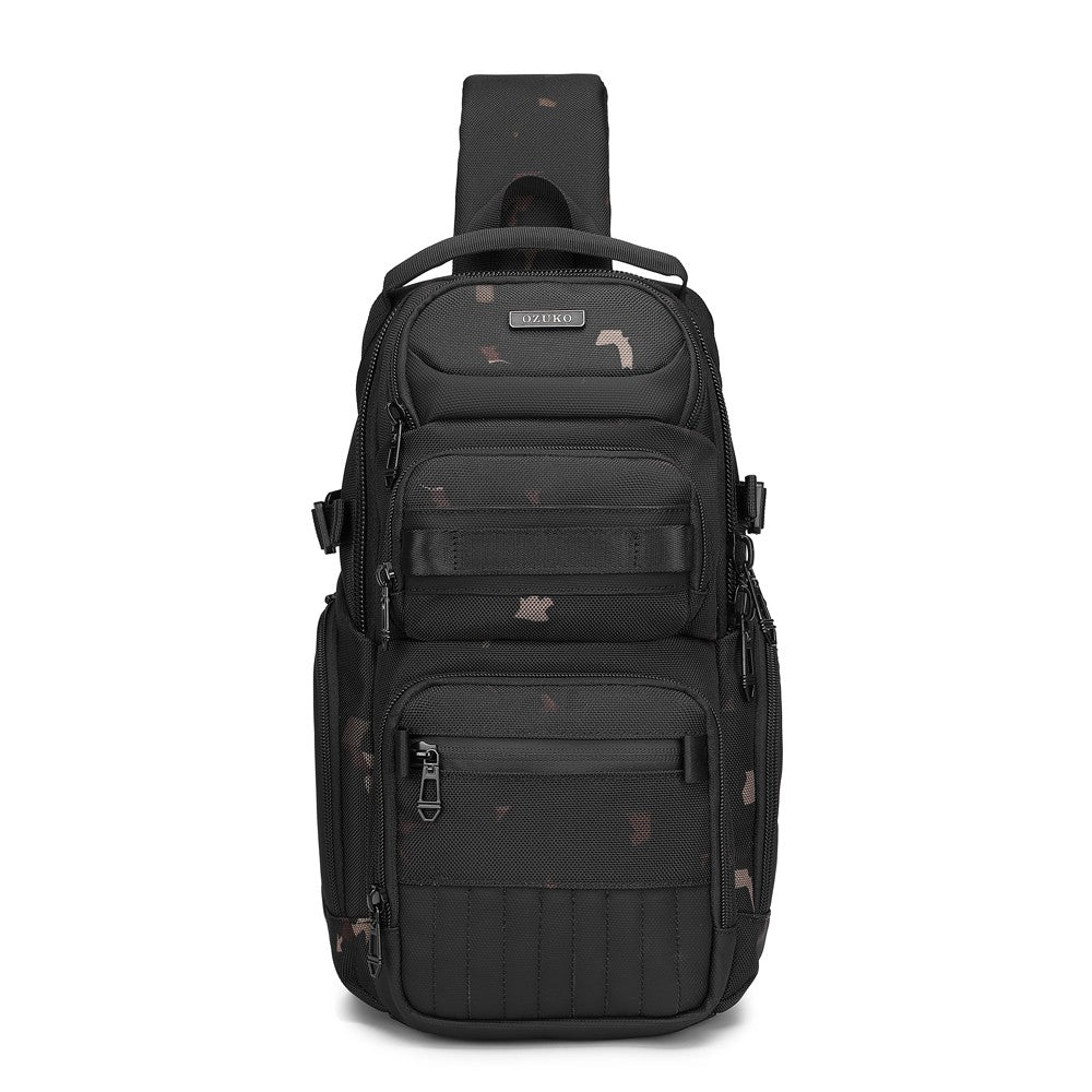 Ridge Sling 8L in Camo, straight-on front view