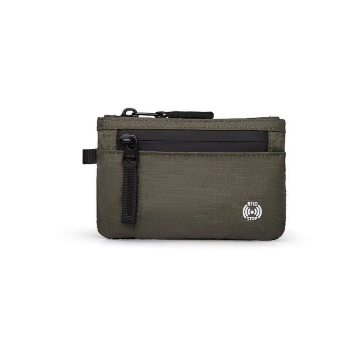 RFID-Blocking Slim Wallet with Moneyclip