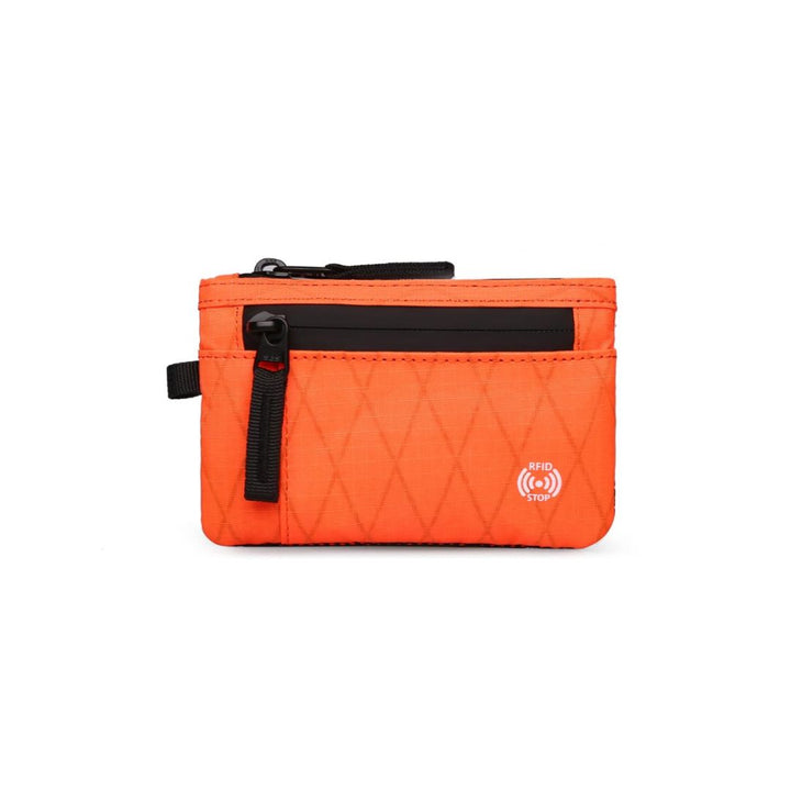 RFID-Blocking Slim Wallet with Moneyclip