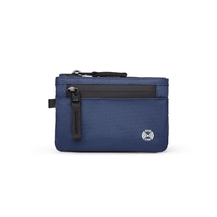 RFID-Blocking Slim Wallet with Moneyclip
